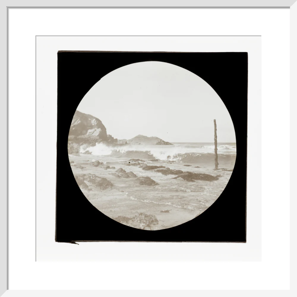 A magic lantern slide of a seascape by Birt Acres, c. 1893. - Image 9