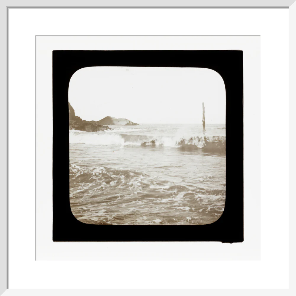 A magic lantern slide of a seascape by Birt Acres, c. 1893. - Image 37