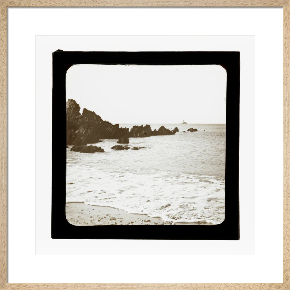 A magic lantern slide of a seascape by Birt Acres, c. 1893. - Image 11