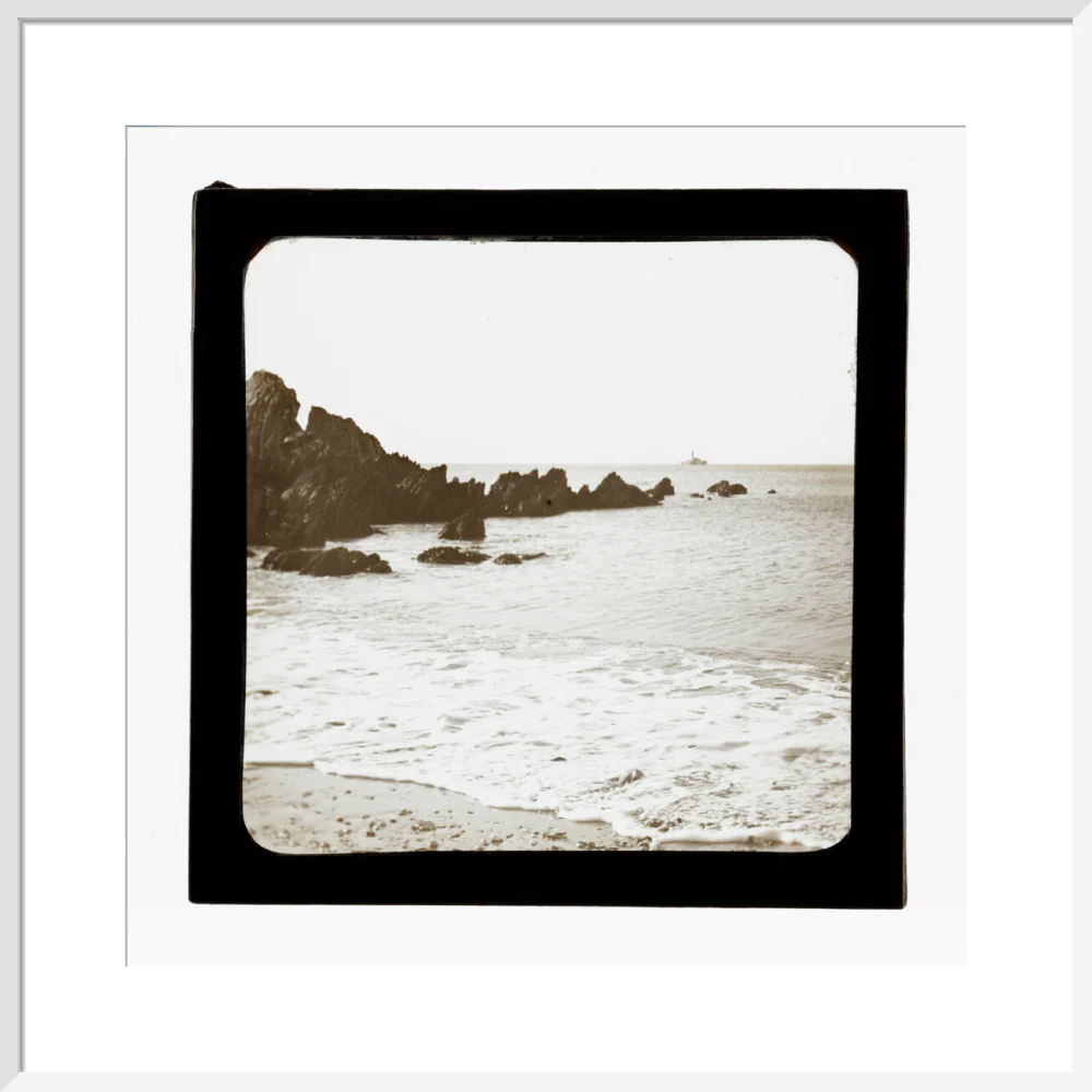A magic lantern slide of a seascape by Birt Acres, c. 1893. - Image 14