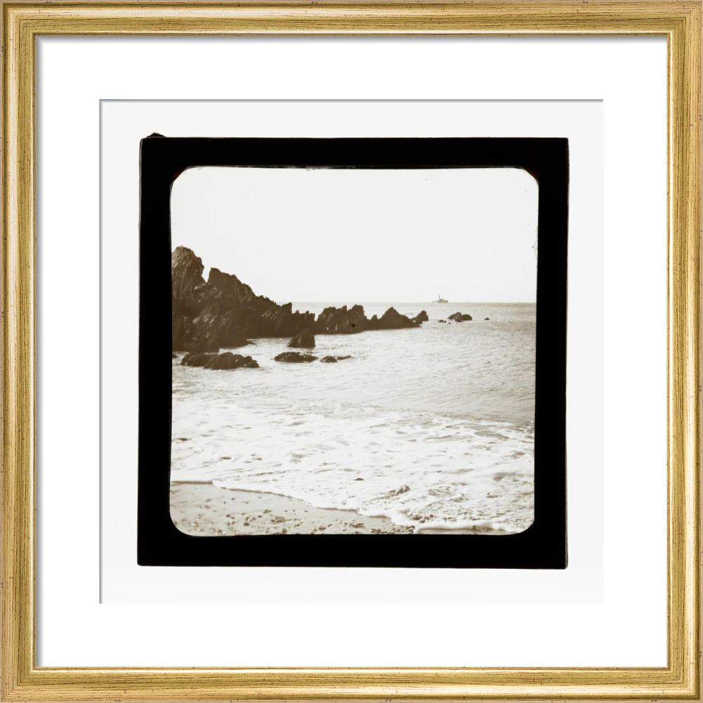 A magic lantern slide of a seascape by Birt Acres, c. 1893. - Image 33