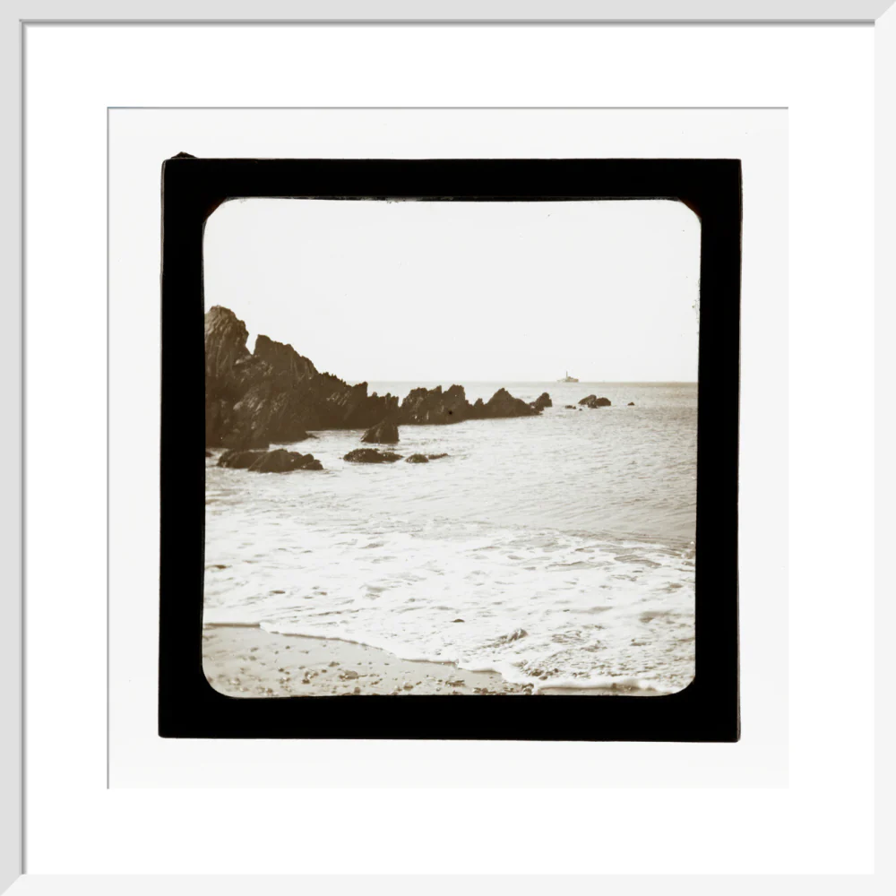 A magic lantern slide of a seascape by Birt Acres, c. 1893. - Image 37