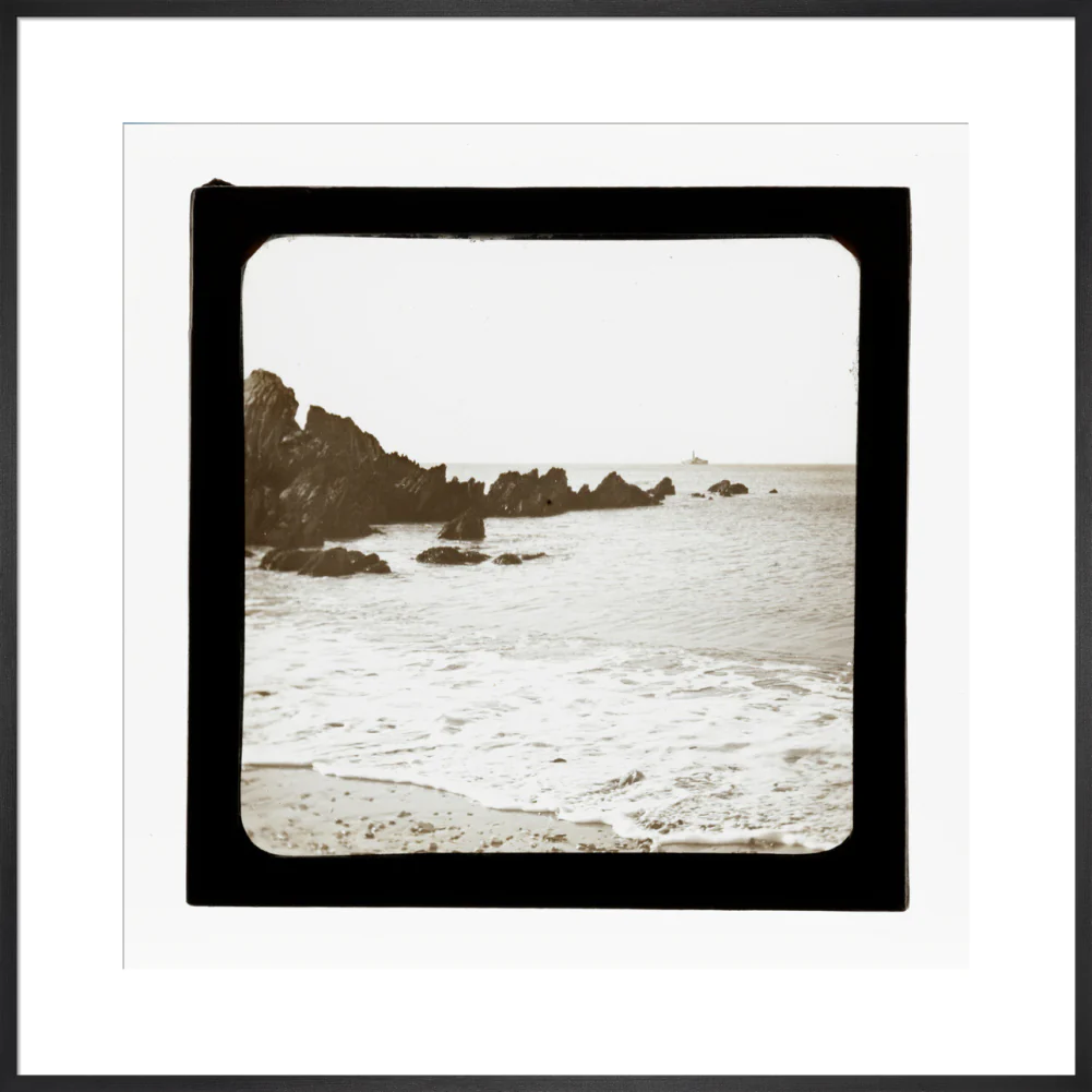 A magic lantern slide of a seascape by Birt Acres, c. 1893. - Image 46