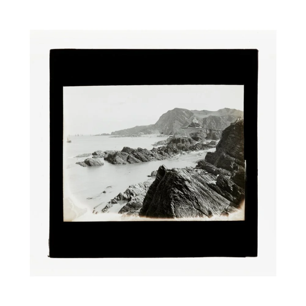 A magic lantern slide of Hillsborough from Ilfracombe by Birt Acres, c. 1893. - Image 45