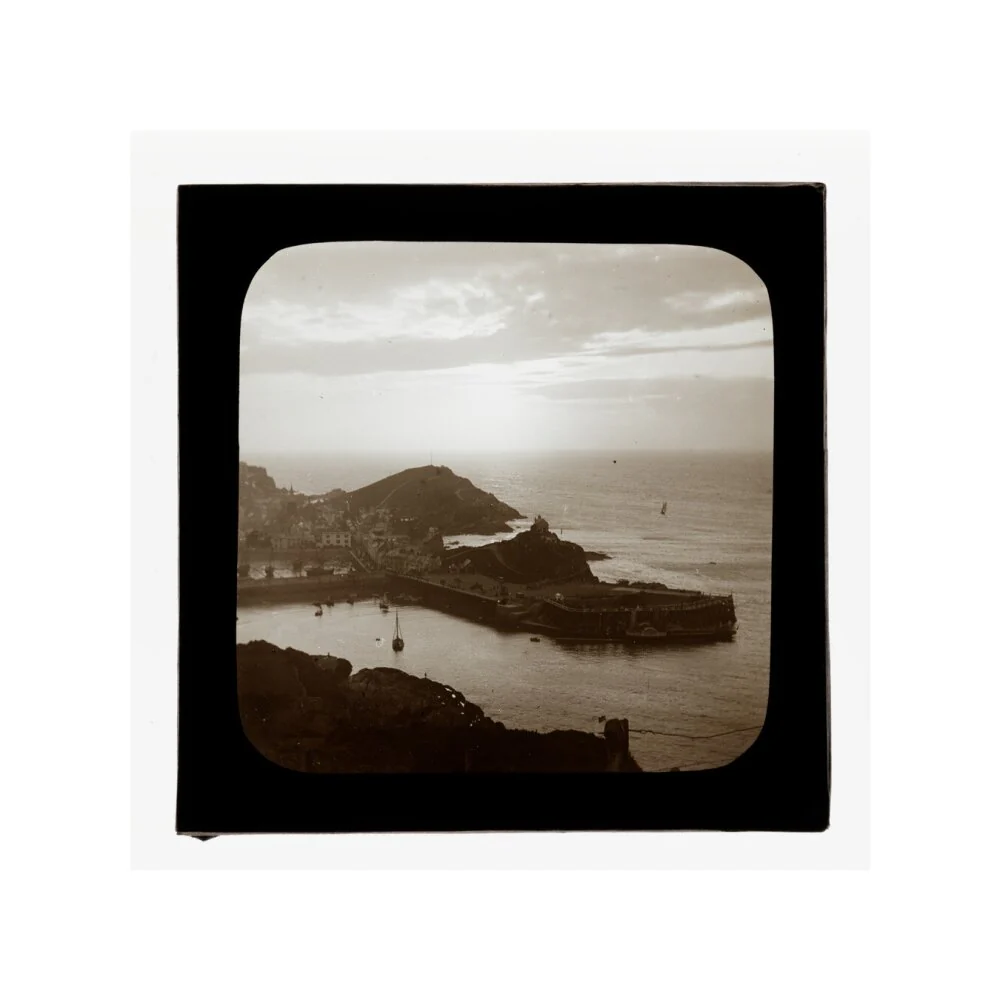 A magic lantern slide of sunset from Hillsborough by Birt Acres, c. 1893. - Image 22