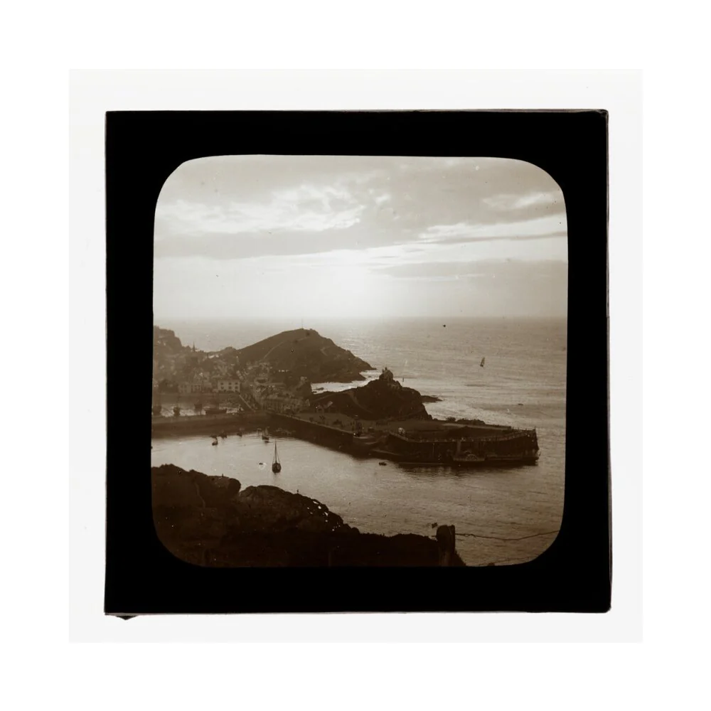 A magic lantern slide of sunset from Hillsborough by Birt Acres, c. 1893. - Image 23