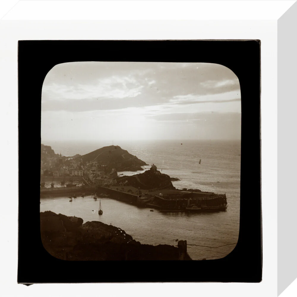 A magic lantern slide of sunset from Hillsborough by Birt Acres, c. 1893. - Image 26
