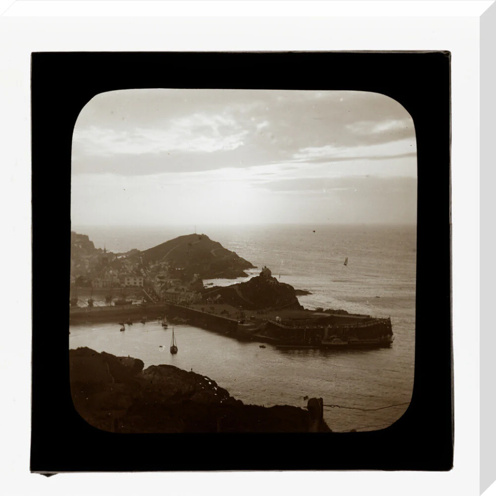 A magic lantern slide of sunset from Hillsborough by Birt Acres, c. 1893. - Image 28