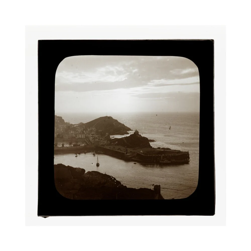 A magic lantern slide of sunset from Hillsborough by Birt Acres, c. 1893. - Image 30