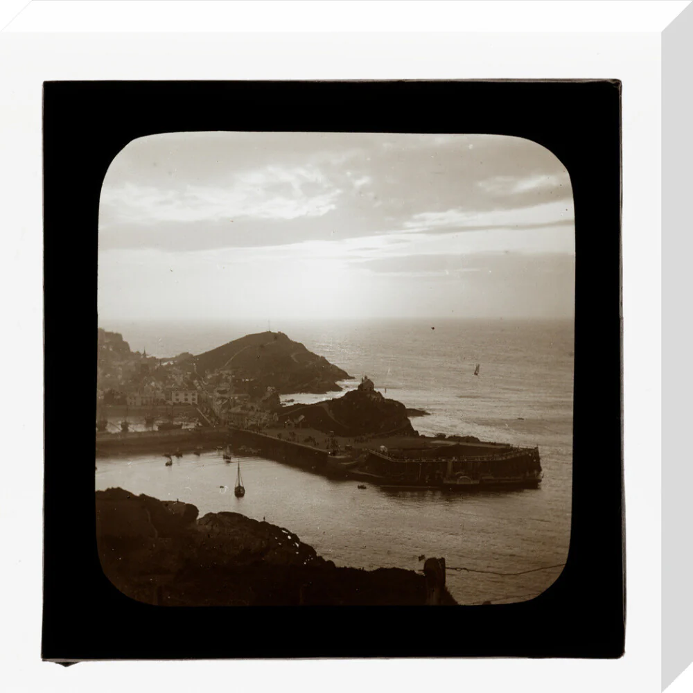 A magic lantern slide of sunset from Hillsborough by Birt Acres, c. 1893. - Image 55
