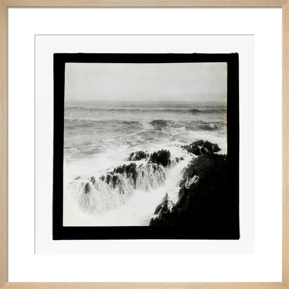 A magic lantern slide of a seascape by Birt Acres, c. 1893. - Image 11