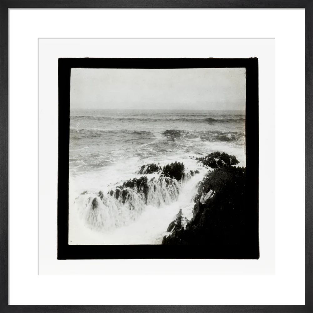 A magic lantern slide of a seascape by Birt Acres, c. 1893. - Image 8