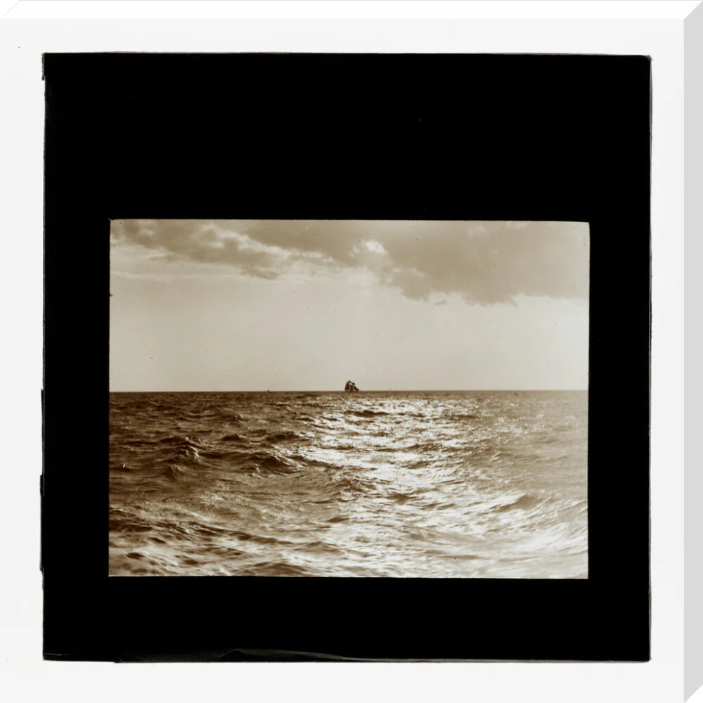 A magic lantern slide of the Bristol Channel off Lynton by Birt Acres, c. 1893. - Image 34