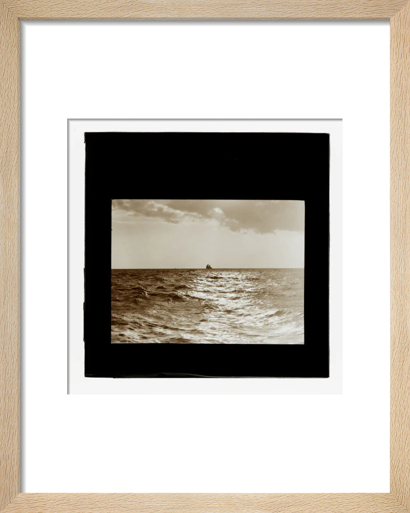 A magic lantern slide of the Bristol Channel off Lynton by Birt Acres, c. 1893. - Image 6