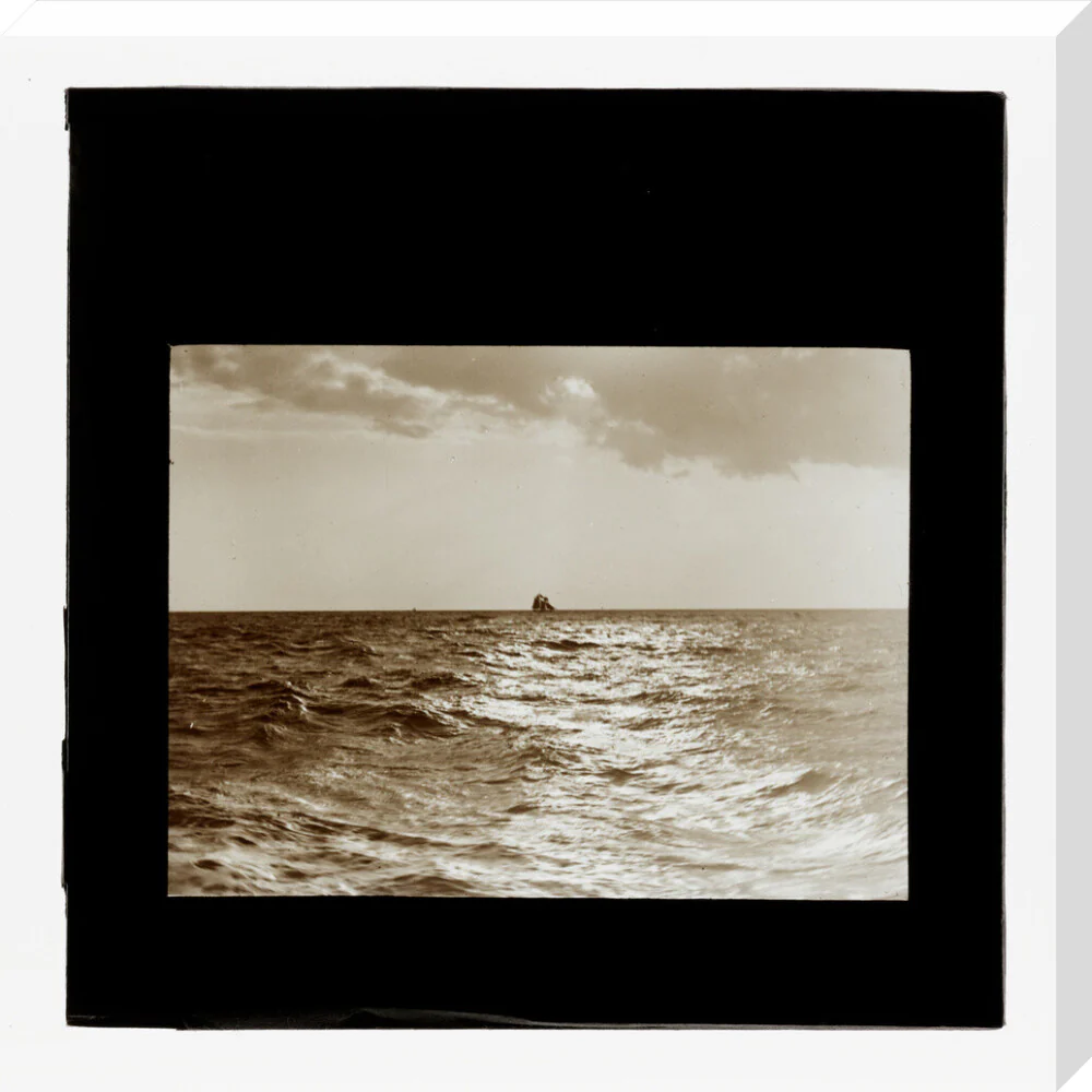 A magic lantern slide of the Bristol Channel off Lynton by Birt Acres, c. 1893. - Image 66