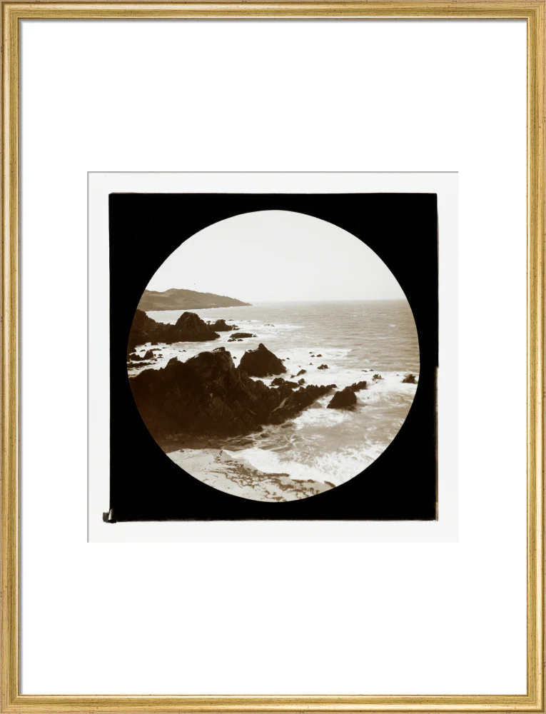 A magic lantern slide of a seascape by Birt Acres, c. 1893. - Image 20