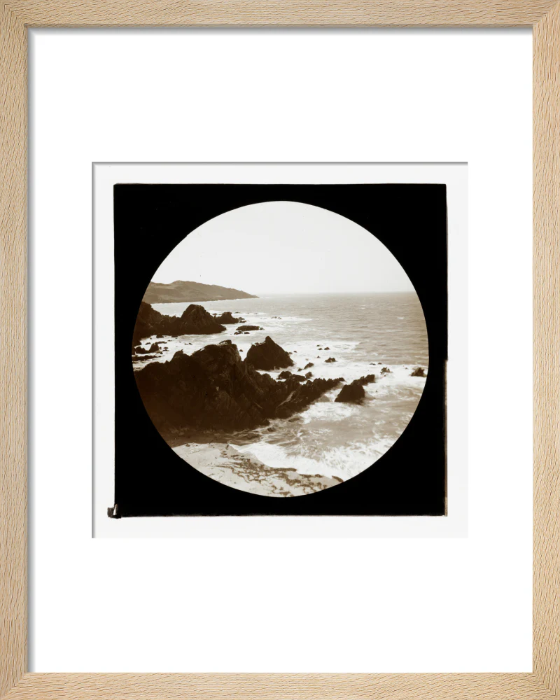 A magic lantern slide of a seascape by Birt Acres, c. 1893. - Image 39
