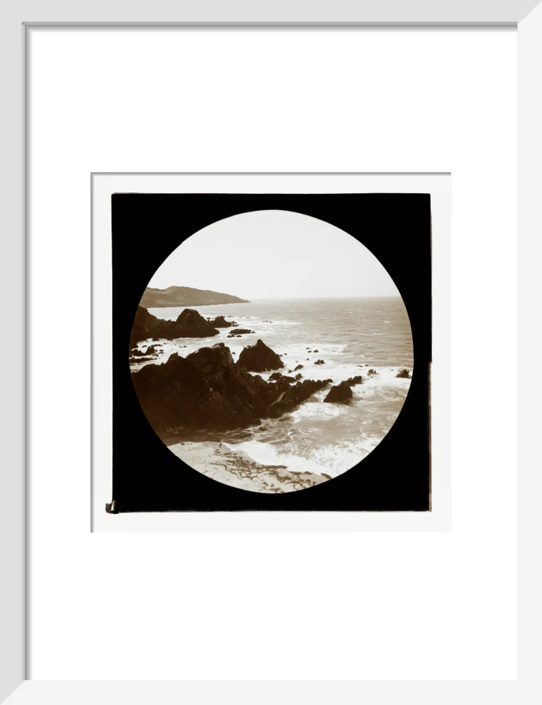 A magic lantern slide of a seascape by Birt Acres, c. 1893. - Image 42