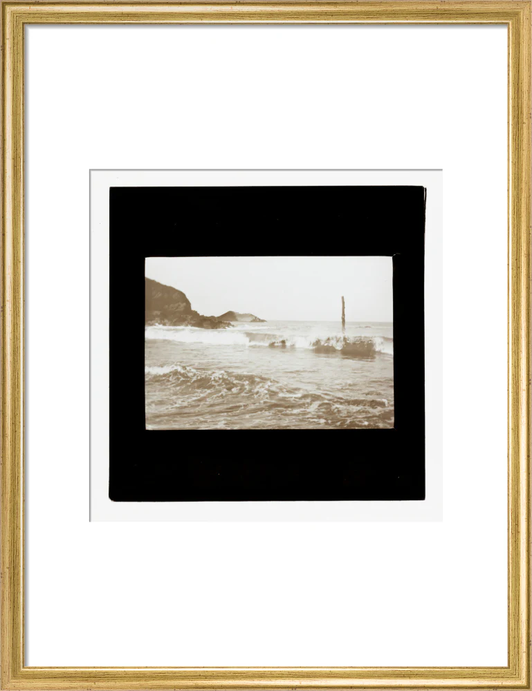 A magic lantern slide of Hele Bay, North Devon by Birt Acres, c. 1893. - Image 15