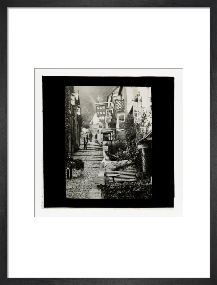 A magic lantern slide of Clovelly by Birt Acres, c. 1893. - Image 46