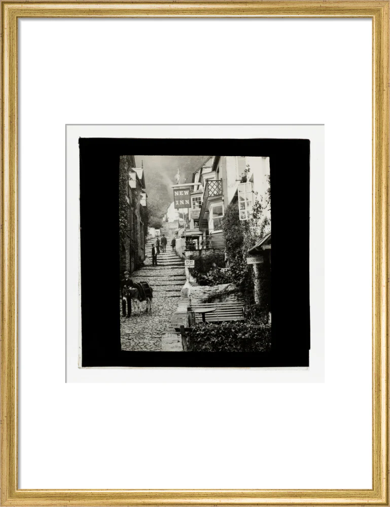 A magic lantern slide of Clovelly by Birt Acres, c. 1893. - Image 48
