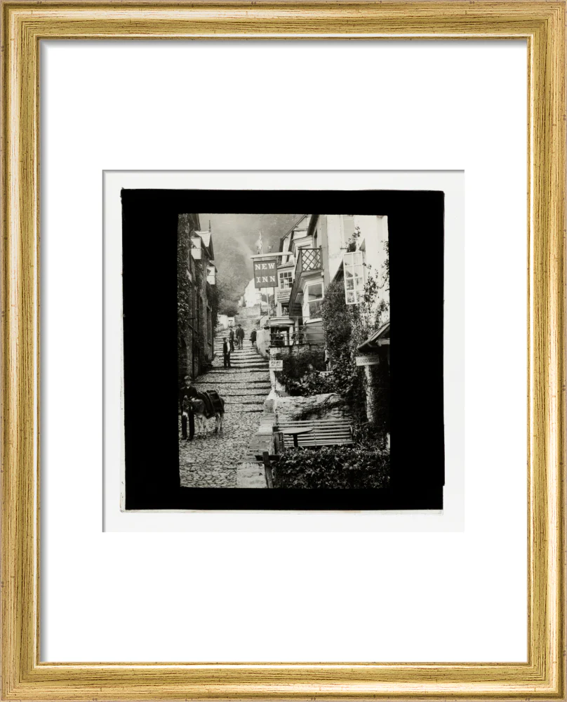 A magic lantern slide of Clovelly by Birt Acres, c. 1893. - Image 5