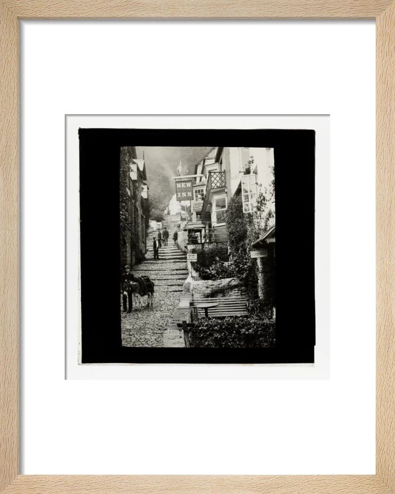 A magic lantern slide of Clovelly by Birt Acres, c. 1893. - Image 6