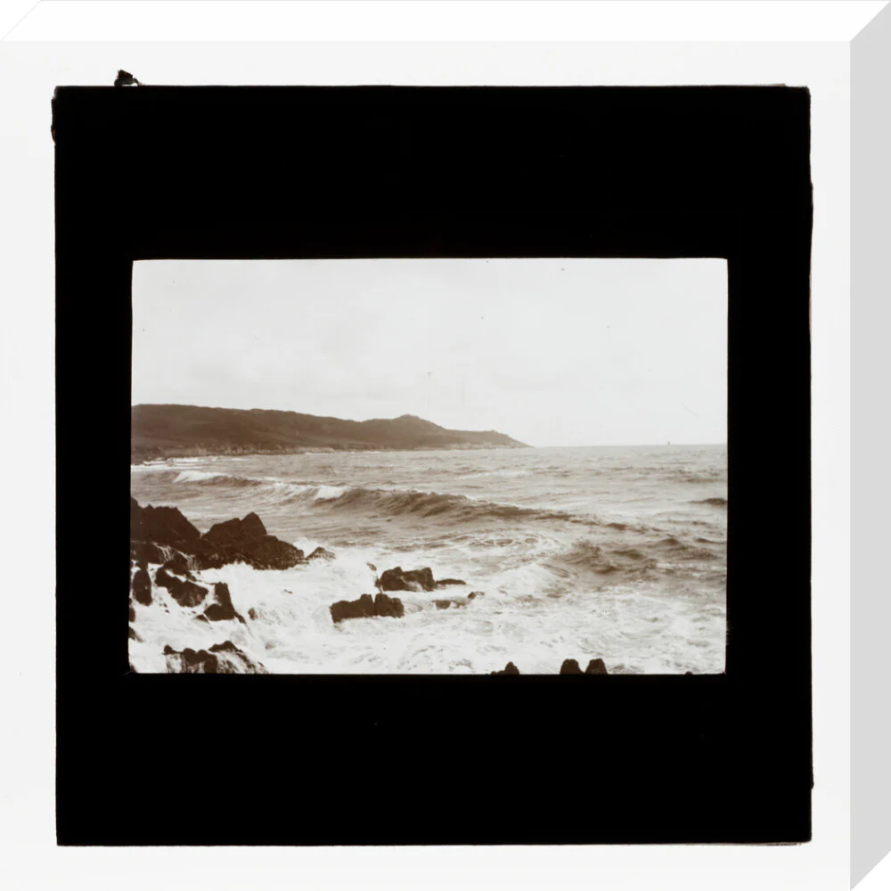 A magic lantern slide entitled 'Mortehoe, North Devon', by Birt Acres, 1893. - Image 32