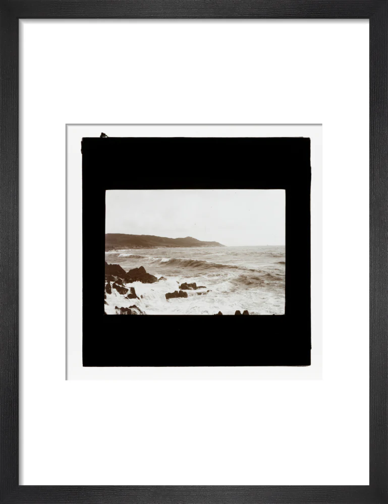 A magic lantern slide entitled 'Mortehoe, North Devon', by Birt Acres, 1893. - Image 8