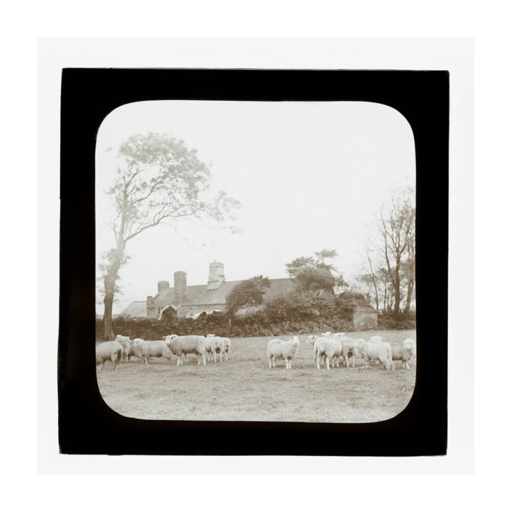 A magic lantern slide entitled 'An Old Homestead' by Birt Acres, c. 1893. - Image 29
