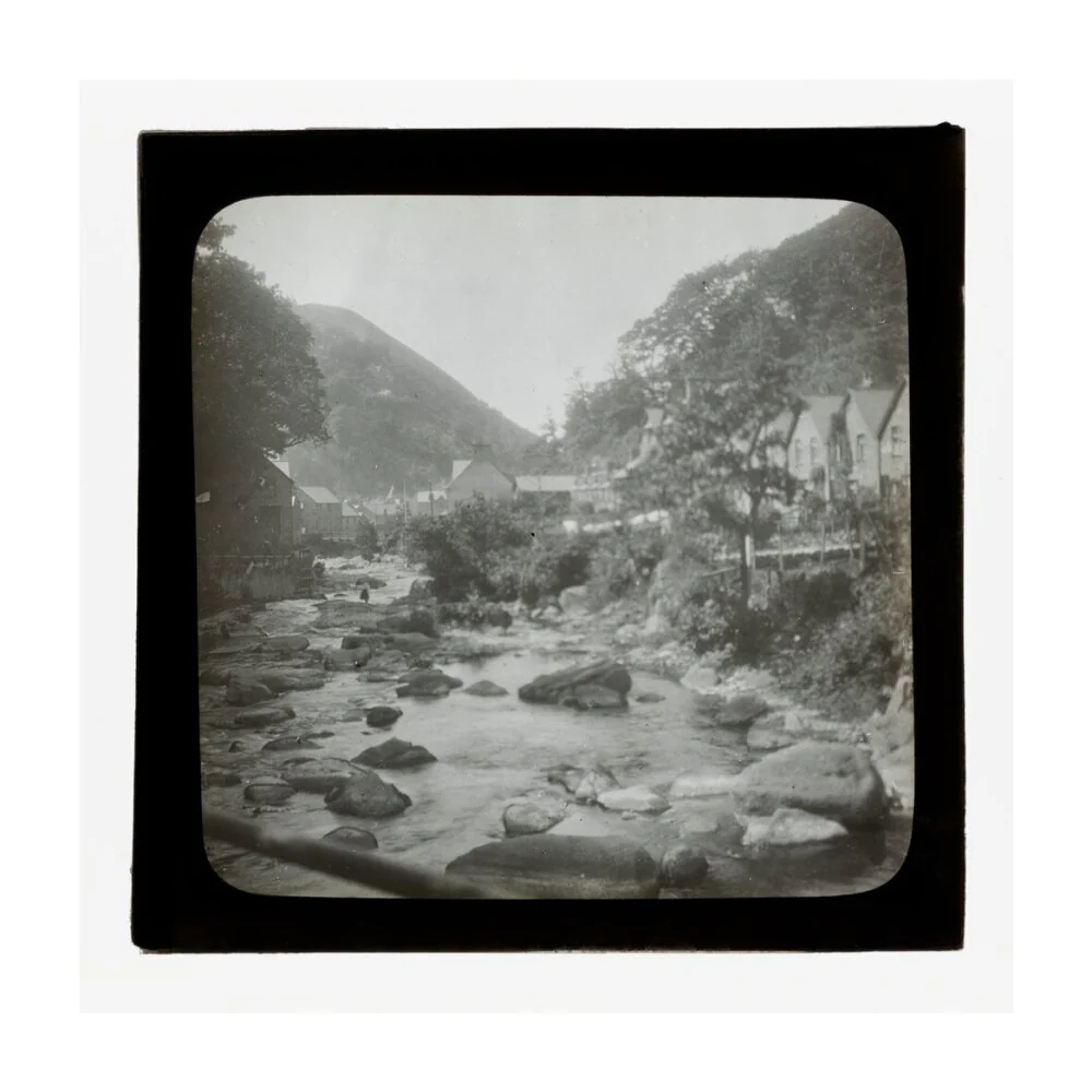 A magic lantern slide of Lynmouth by Birt Acres, c. 1893. - Image 29