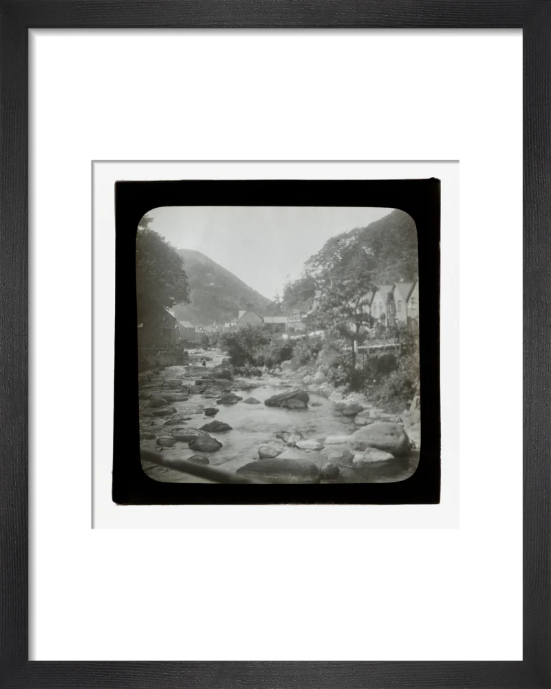 A magic lantern slide of Lynmouth by Birt Acres, c. 1893. - Image 36