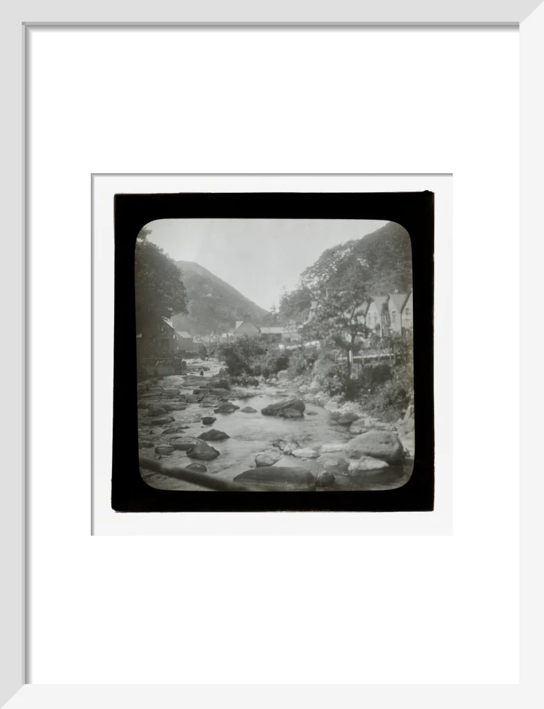 A magic lantern slide of Lynmouth by Birt Acres, c. 1893. - Image 9