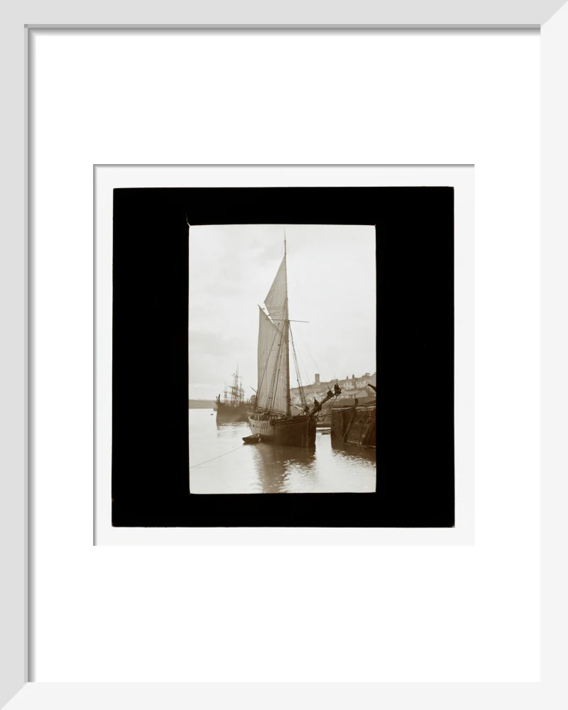A magic lantern slide of Appledore by Birt Acres, c. 1893. - Image 4