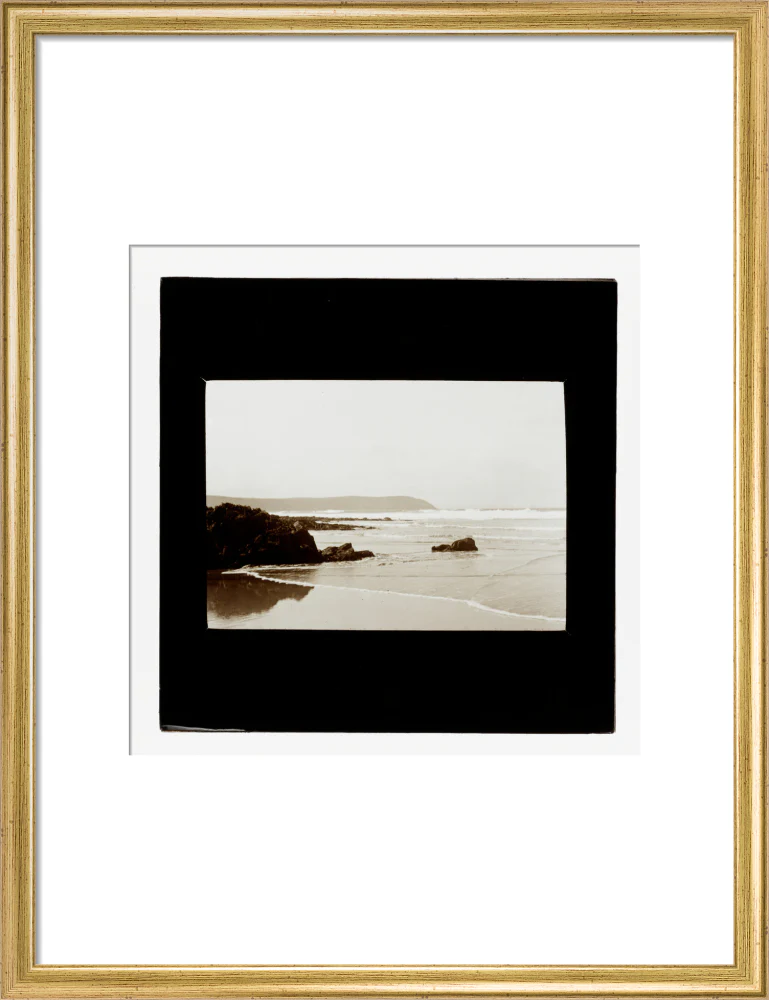 A magic lantern slide showing Woolacombe by Birt Acres, c. 1893. - Image 48
