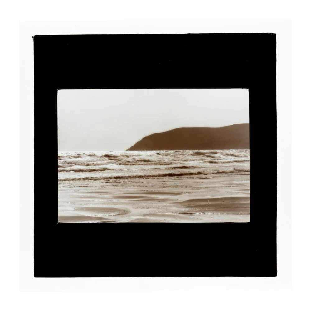 A magic lantern slide showing Woolacombe by Birt Acres, c. 1893. - Image 30