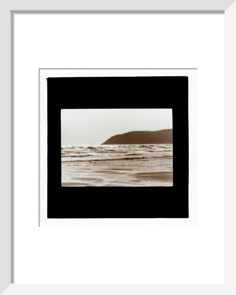 A magic lantern slide showing Woolacombe by Birt Acres, c. 1893. - Image 37