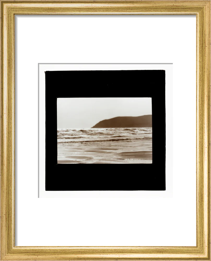A magic lantern slide showing Woolacombe by Birt Acres, c. 1893. - Image 5