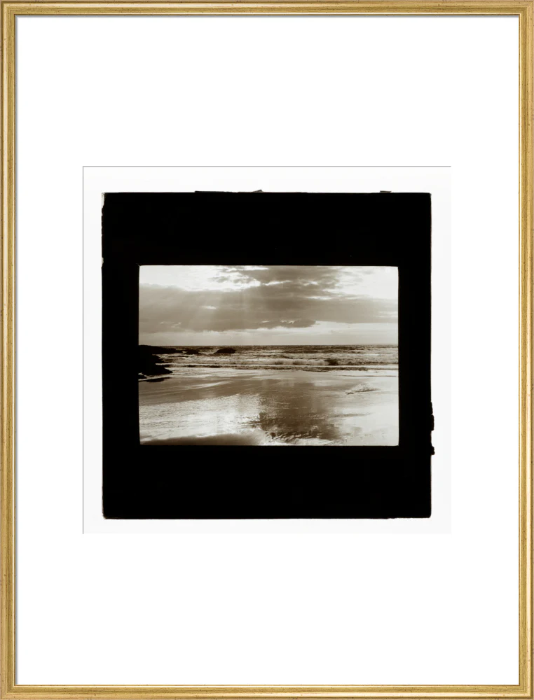 A magic lantern slide entitled Sunset, Woolacombe by Birt Acres, c. 1893. - Image 25