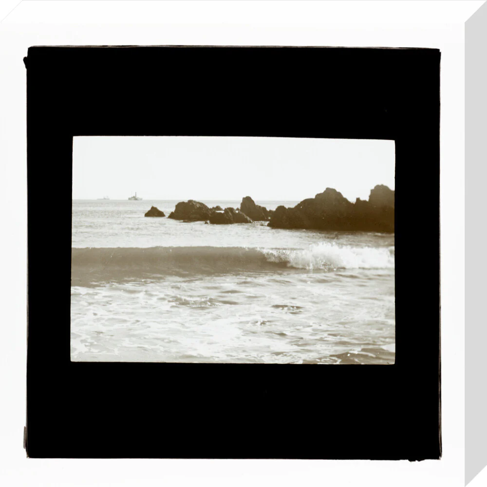 A magic lantern slide entitled 'As The Flowing Tide Comes In' by Birt Acres, c. 1893. - Image 32