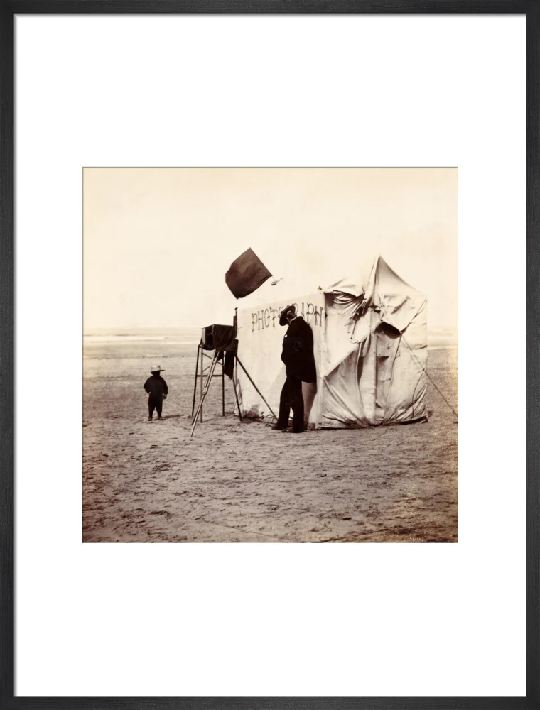 Snap-shot of a beach photographer at Whitby, North Yorkshire, c 1900s. - Image 18