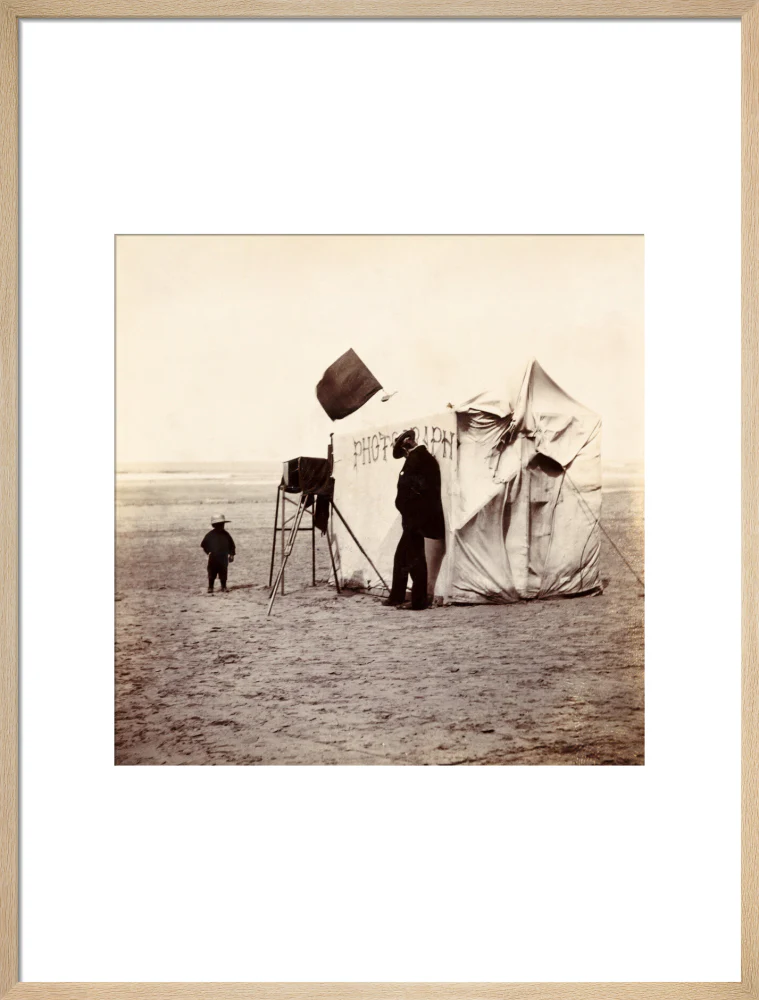 Snap-shot of a beach photographer at Whitby, North Yorkshire, c 1900s. - Image 21