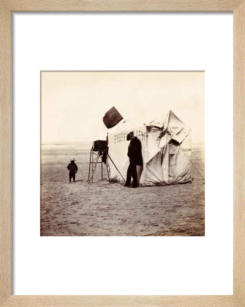 Snap-shot of a beach photographer at Whitby, North Yorkshire, c 1900s. - Image 39