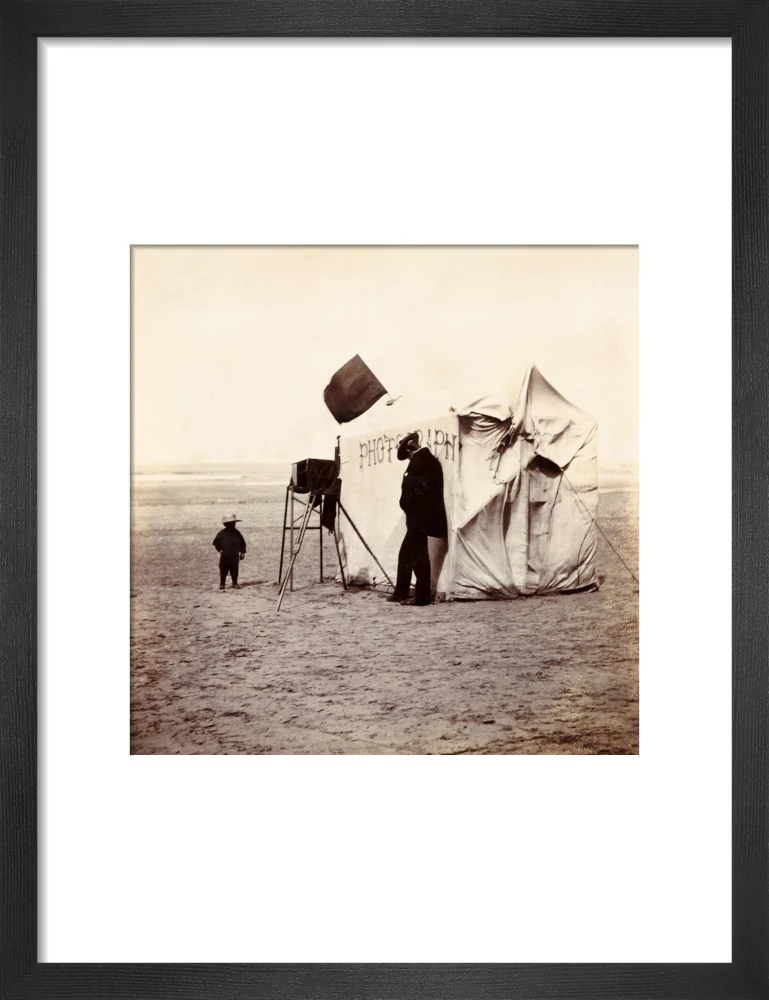 Snap-shot of a beach photographer at Whitby, North Yorkshire, c 1900s. - Image 41