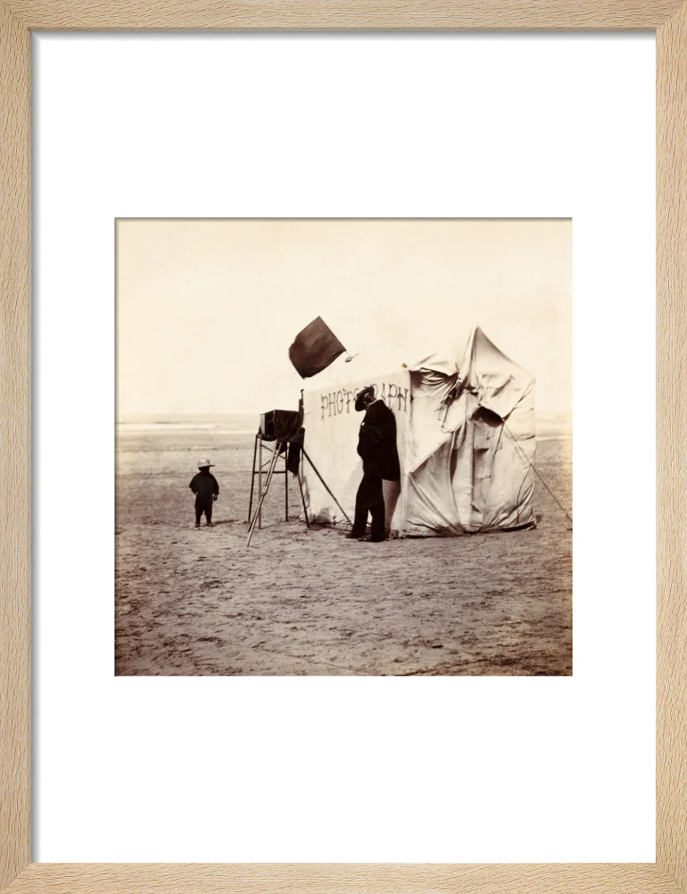 Snap-shot of a beach photographer at Whitby, North Yorkshire, c 1900s. - Image 44