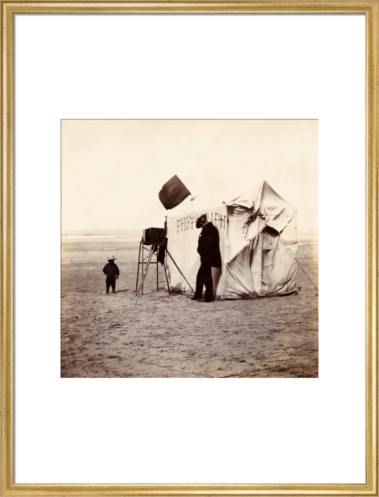 Snap-shot of a beach photographer at Whitby, North Yorkshire, c 1900s. - Image 53