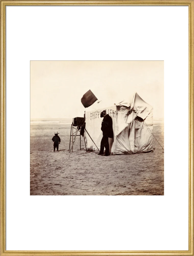 Snap-shot of a beach photographer at Whitby, North Yorkshire, c 1900s. - Image 58
