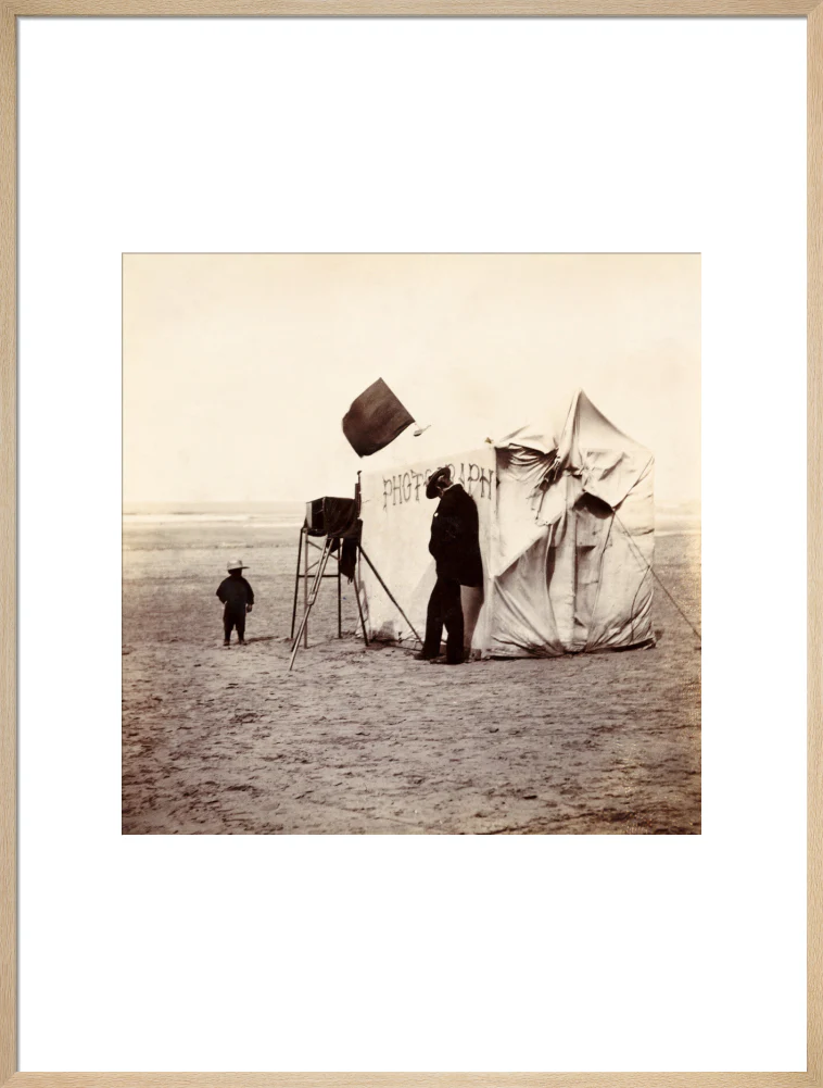 Snap-shot of a beach photographer at Whitby, North Yorkshire, c 1900s. - Image 59