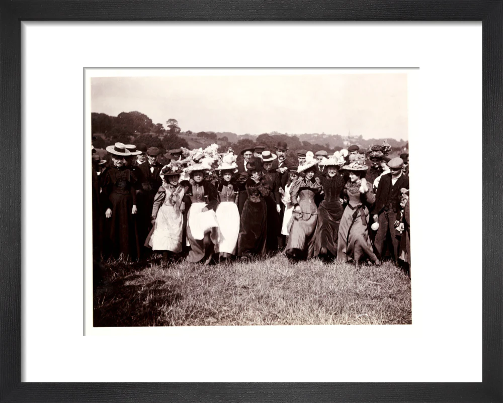 Line of dancing women, c 1898. - Image 36
