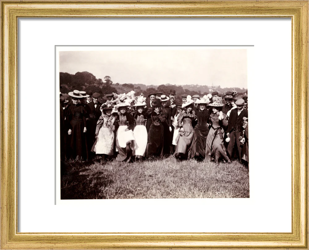 Line of dancing women, c 1898. - Image 5